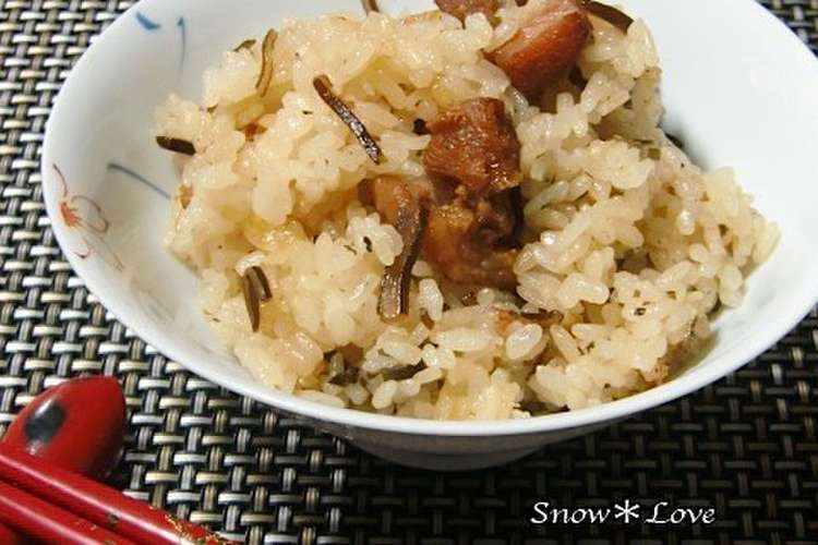 ホテイのやきとりと塩こんぶの炊き込みご飯 レシピ 作り方 By Snow Love クックパッド 簡単おいしいみんなのレシピが352万品