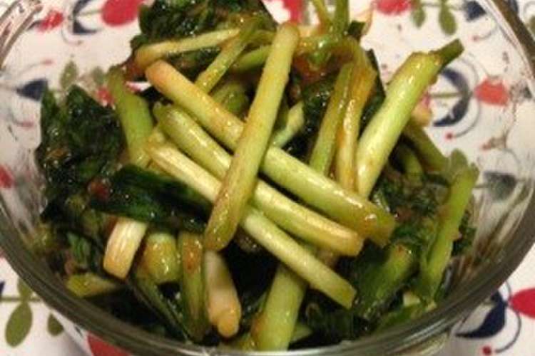 行者にんにくのキムチ漬け レシピ 作り方 By まみぽー クックパッド 簡単おいしいみんなのレシピが367万品