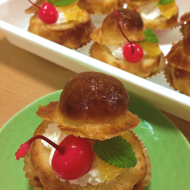 ブリオッシュで洋酒たっぷりサバラン レシピ 作り方 By おーさかや クックパッド
