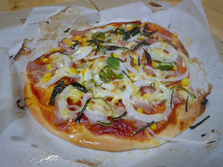 スパムピザの画像