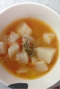 《低カロ》トマトと大根のスープ