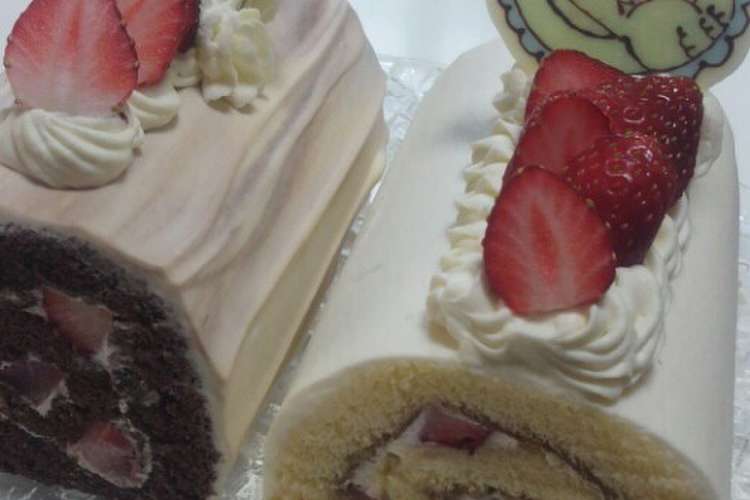 スイスロールでロールケーキ レシピ 作り方 By Nocchi3 クックパッド 簡単おいしいみんなのレシピが365万品