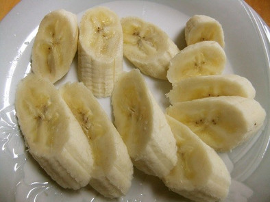 バナナの保存方法の写真