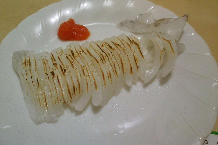 簡単アオリイカの炙りそーめん レシピ 作り方 By おべ べ クックパッド 簡単おいしいみんなのレシピが350万品