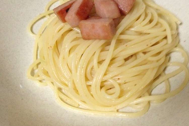 スパムと玉ねぎでペペロンチーノ レシピ 作り方 By Moe クックパッド