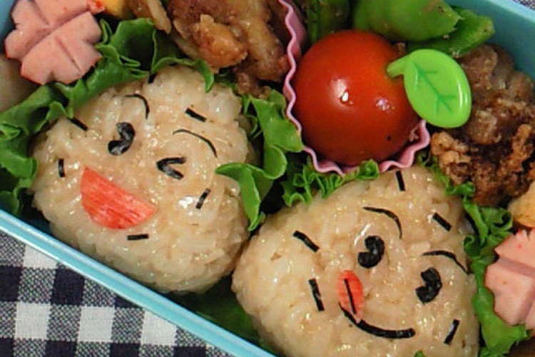 キャラ弁 おにぎりせんべいクン レシピ 作り方 By Haru Shin クックパッド