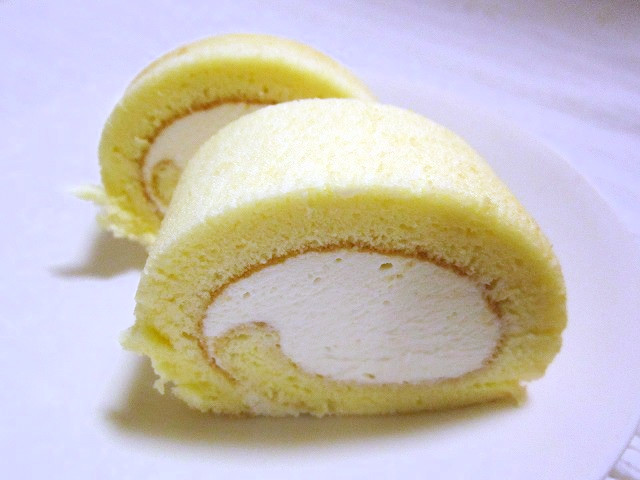 豆腐クリームのロールケーキの画像