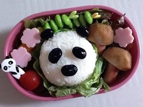 キャラ弁 ☆ メチャ簡単 パンダ