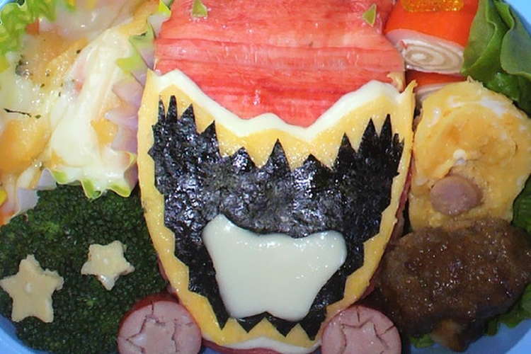 キョウリュウジャーレッドキャラ弁 レシピ 作り方 By 優まま クックパッド 簡単おいしいみんなのレシピが373万品