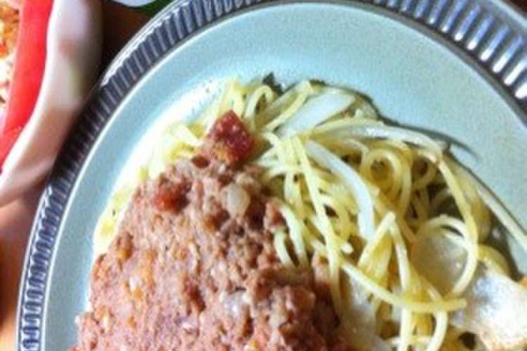 ミートソースの美味しい食べ方 レシピ 作り方 By はとポ クックパッド 簡単おいしいみんなのレシピが364万品