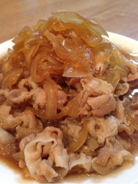 豚バラしゃぶしゃぶ用肉で豚丼♬