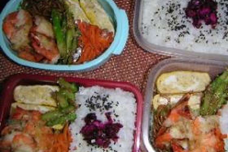 冷食無しのお弁当 レシピ 作り方 By Hannyhanny クックパッド