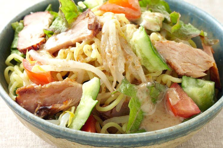 ごまだれ風味のラーメンサラダ レシピ 作り方 By おいしいコープ クックパッド 簡単おいしいみんなのレシピが357万品