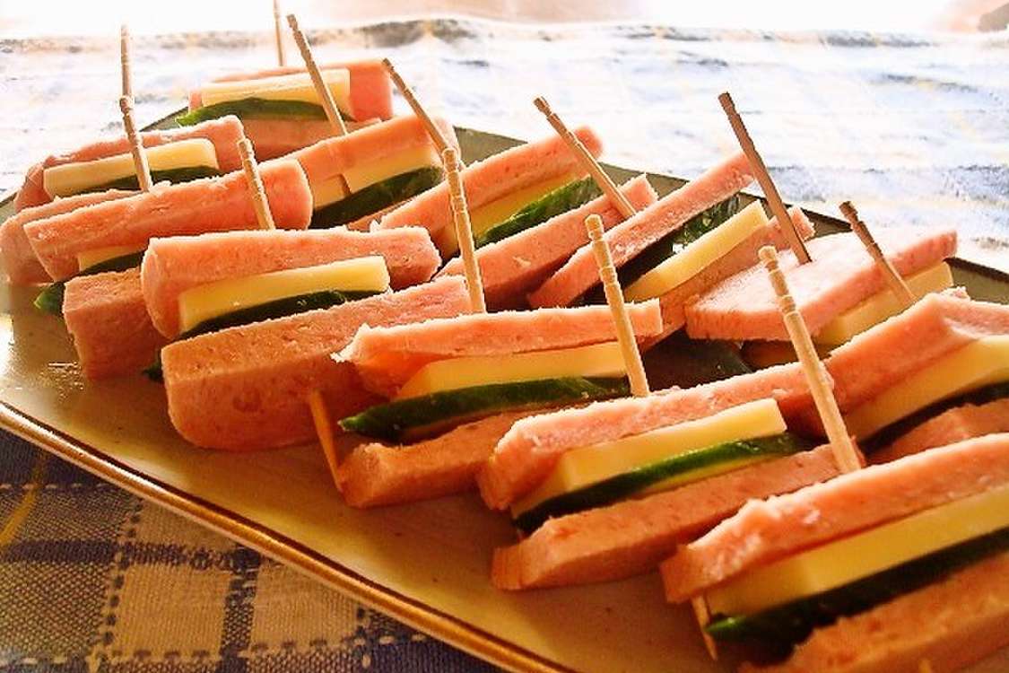 スパムで簡単 超スピードおつまみ レシピ 作り方 By ありかん クックパッド 簡単おいしいみんなのレシピが378万品