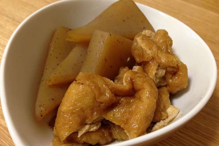 こんにゃくと油揚げの煮物 レシピ 作り方 By ばむむ クックパッド 簡単おいしいみんなのレシピが352万品