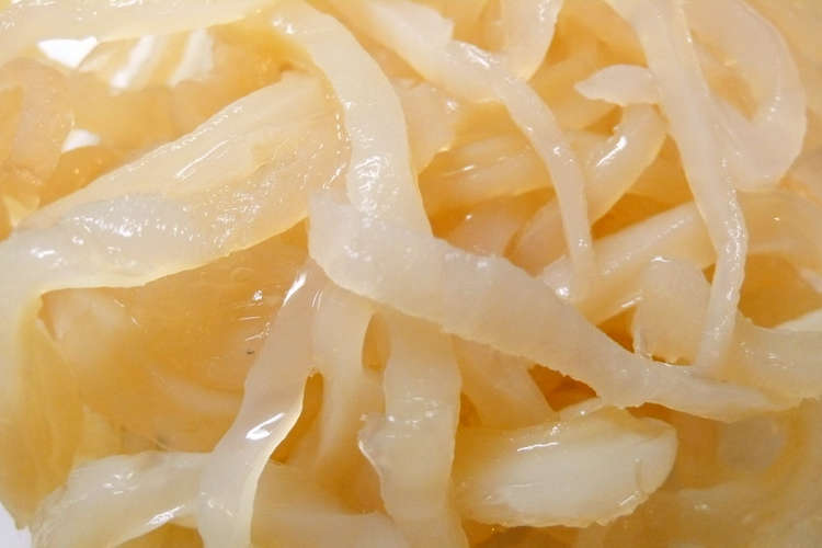 激旨な塩クラゲの下処理方 レシピ 作り方 By Horseland クックパッド 簡単おいしいみんなのレシピが373万品