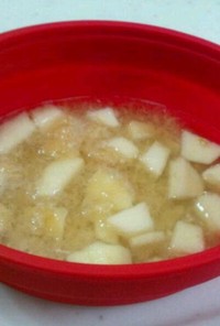 リンゴのオートミール粥（初期～中期）