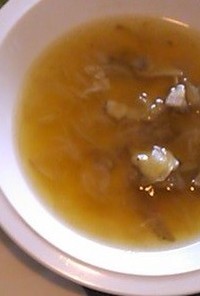 パンチェッタと玉葱のスープ