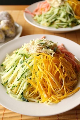 タレは簡単手作り!冷し中華
