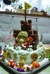ルイージ＆お城☆バースデーケーキ