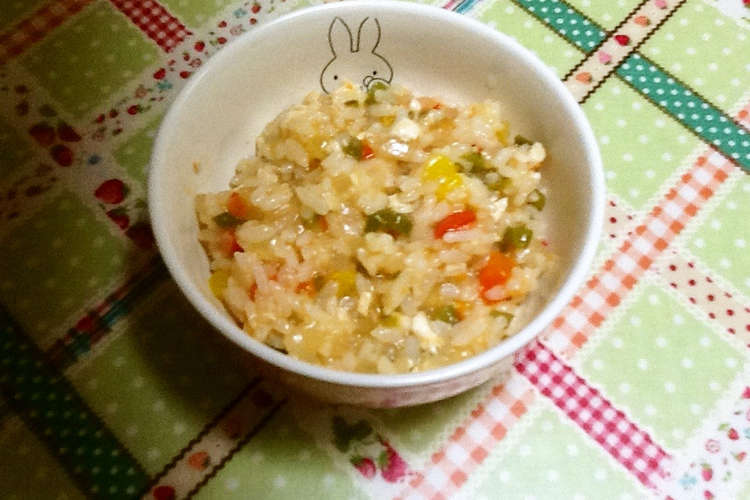 離乳食後期 完了期 チキンライス レシピ 作り方 By Kotop クックパッド 簡単おいしいみんなのレシピが358万品