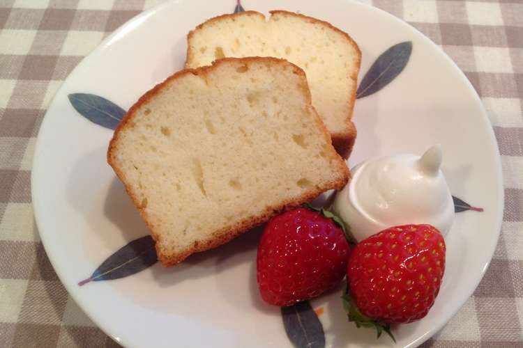 卵白でパウンドケーキ レシピ 作り方 By Michi0125 クックパッド