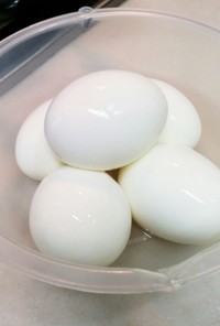 超簡単☆ヒビ不要‼つるんとキレイなゆで卵