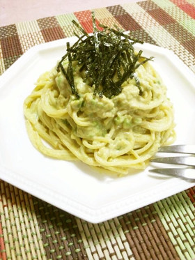 簡単♪*アボカドの和風クリームパスタ*