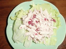 ささみ肉の梅肉和え