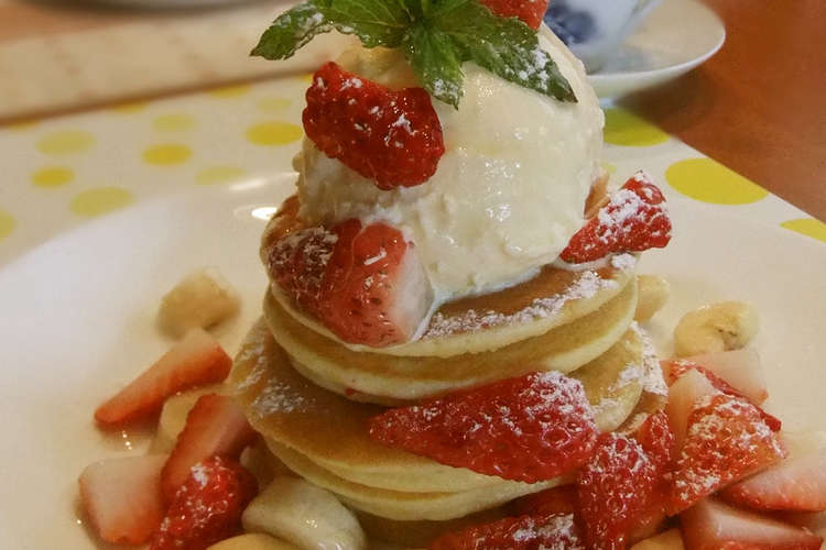 Hmパンケーキ タワー レシピ 作り方 By すいーと部 クックパッド