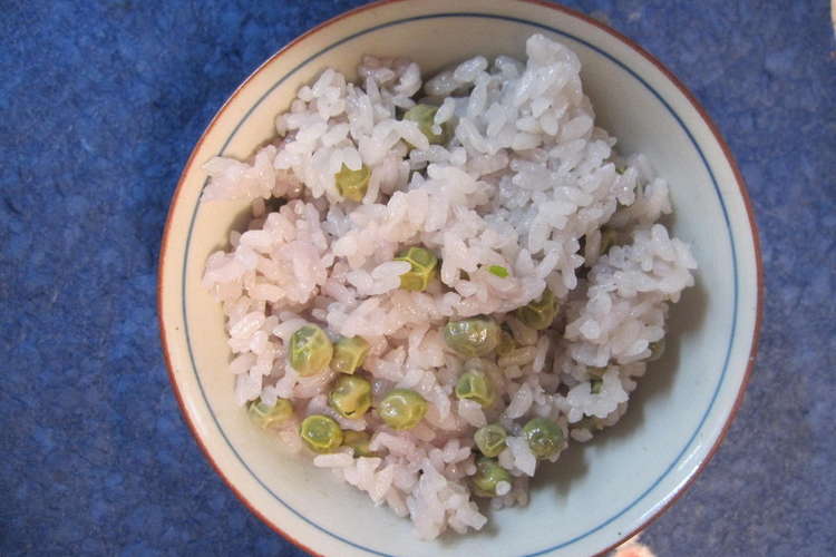 私流ツタンカーメンエンドウ豆ご飯 レシピ 作り方 By Yobibaa クックパッド 簡単おいしいみんなのレシピが359万品
