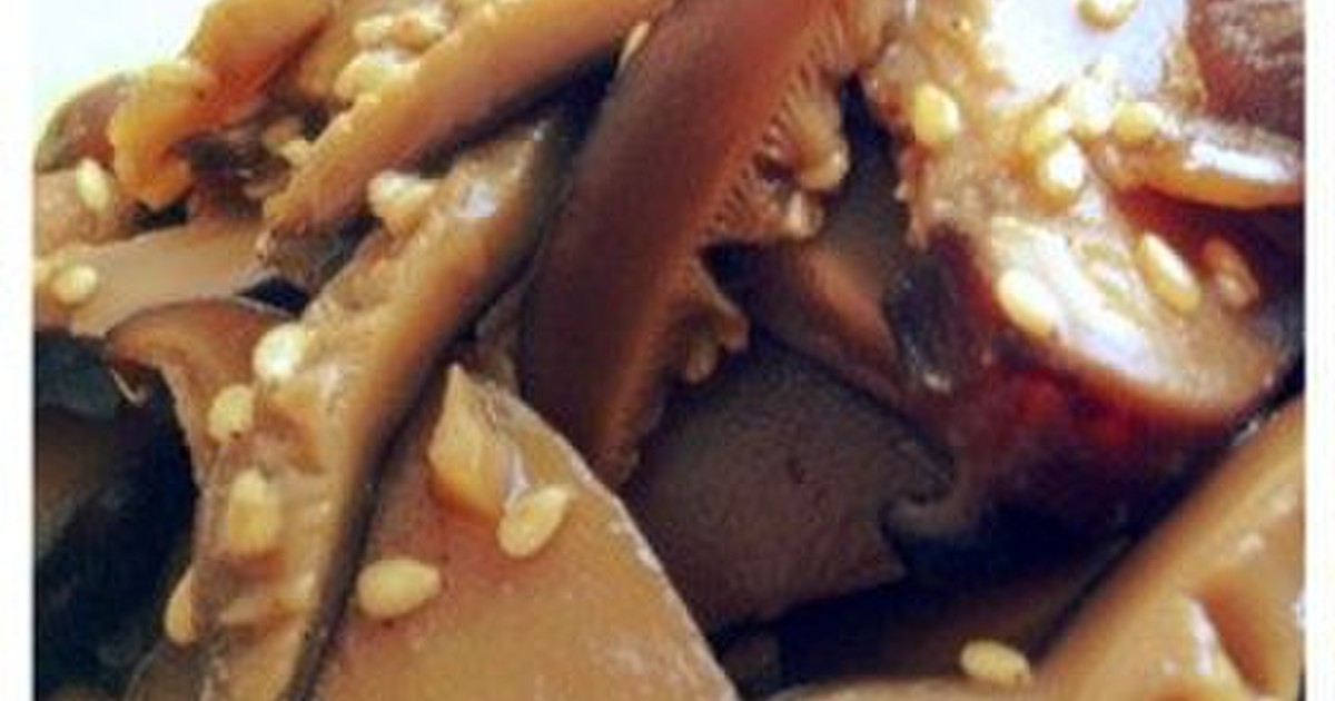 どんこ 干し椎茸 の佃煮 レシピ 作り方 By 田鎖夏月 クックパッド 簡単おいしいみんなのレシピが361万品