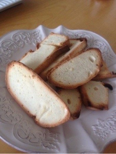 HBドライイースト入れ忘れ食パンの食べ方の写真