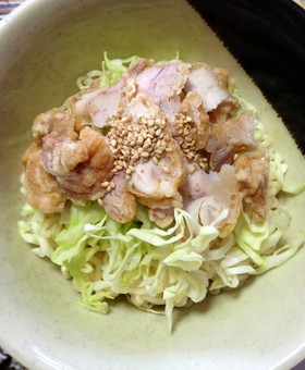 油そば風塩ラーメン