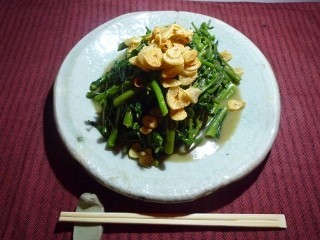 空心菜炒め　テラシ(カピ)　京都カフェの画像