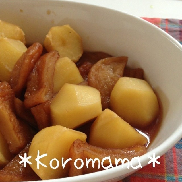 ジャガイモとさつま揚げの甘い煮物 レシピ 作り方 By コロママ クックパッド 簡単おいしいみんなのレシピが351万品