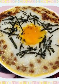 とろろ＋納豆＋卵かけご飯＝和風ドリア⁈