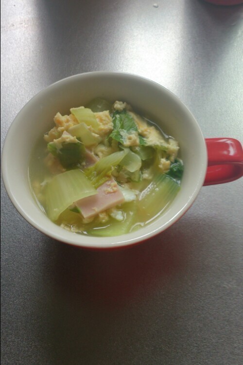 栄養満点！簡単食べるスープの画像