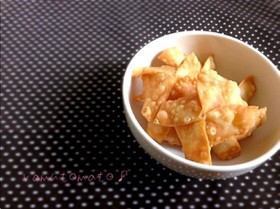 餃子の皮で簡単♡プチアップルパイ.₊♪