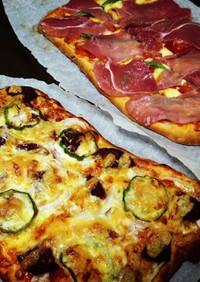 自家製酵母×コストコPMのピザ生地