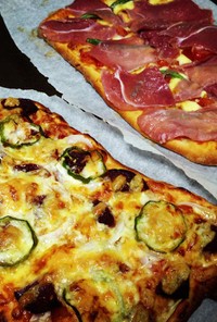 自家製酵母×コストコPMのピザ生地