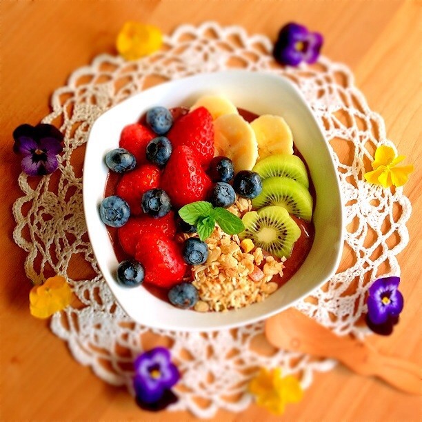 太鼓腹アサイーボウルのレシピ