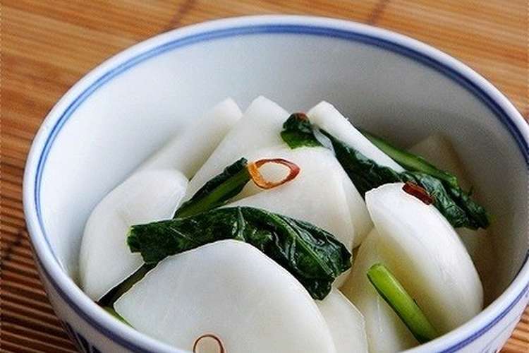 昆布茶が決め手 かぶの浅漬け レシピ 作り方 By らるむ クックパッド