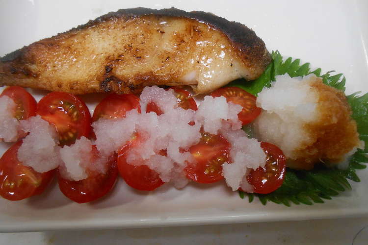銀だらの塩焼き 大根おろし添え レシピ 作り方 By はなおじさん クックパッド 簡単おいしいみんなのレシピが356万品