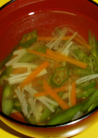 梅風味野菜スープ