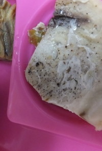 切り身魚(カジキ)の簡単ホイルバター焼き