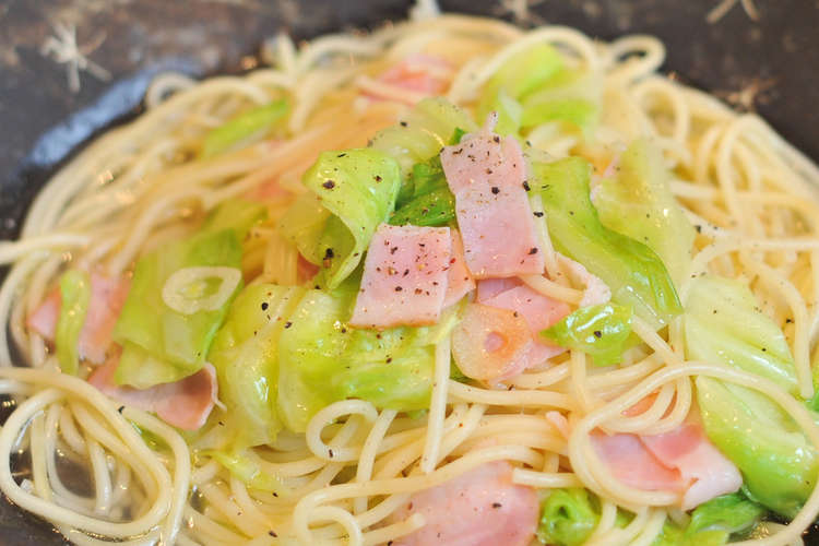 極旨 キャベツとベーコンのスープパスタ レシピ 作り方 By うっちんの台所 クックパッド 簡単おいしいみんなのレシピが352万品