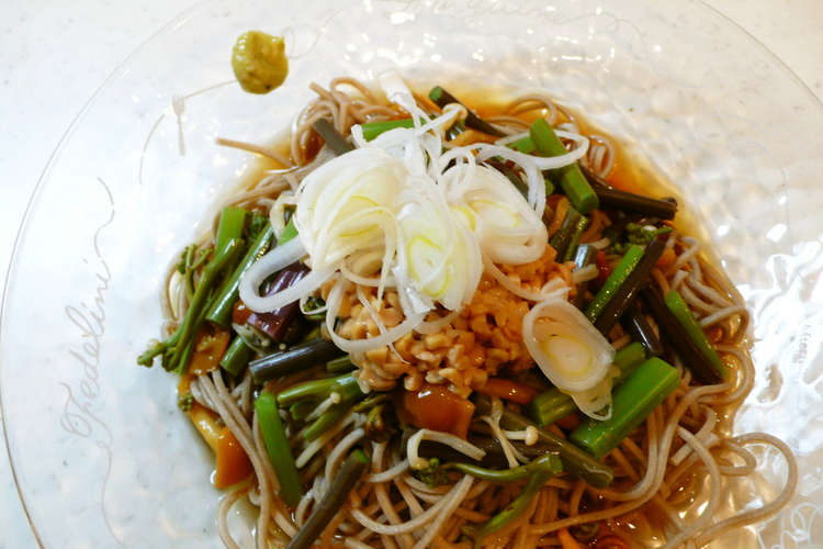 冷たい 納豆蕎麦 レシピ 作り方 By Horseland クックパッド 簡単おいしいみんなのレシピが352万品