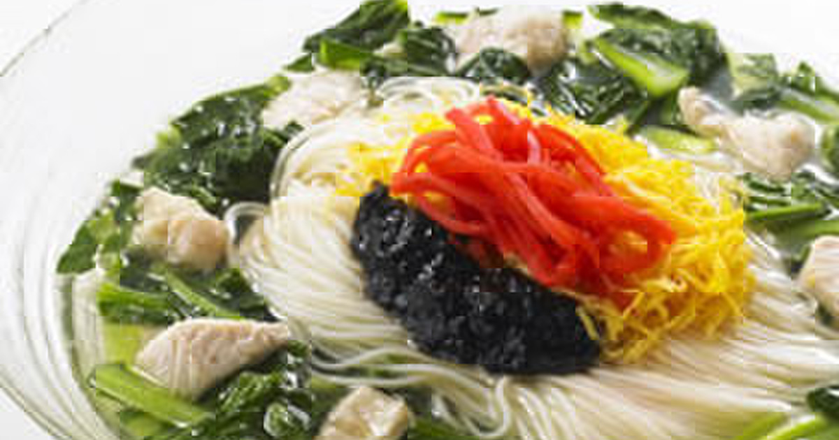 鶏飯風そうめん by 日清フーズ 【クックパッド】 簡単おいしいみんなのレシピが319万品 鶏飯風そうめん by 日清フーズ