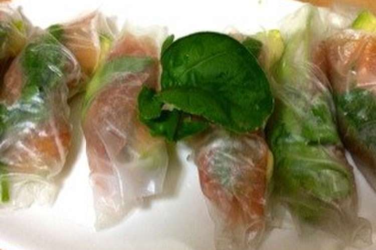 生ハム アボカド ハーブの生春巻き レシピ 作り方 By Miki819 クックパッド 簡単おいしいみんなのレシピが352万品